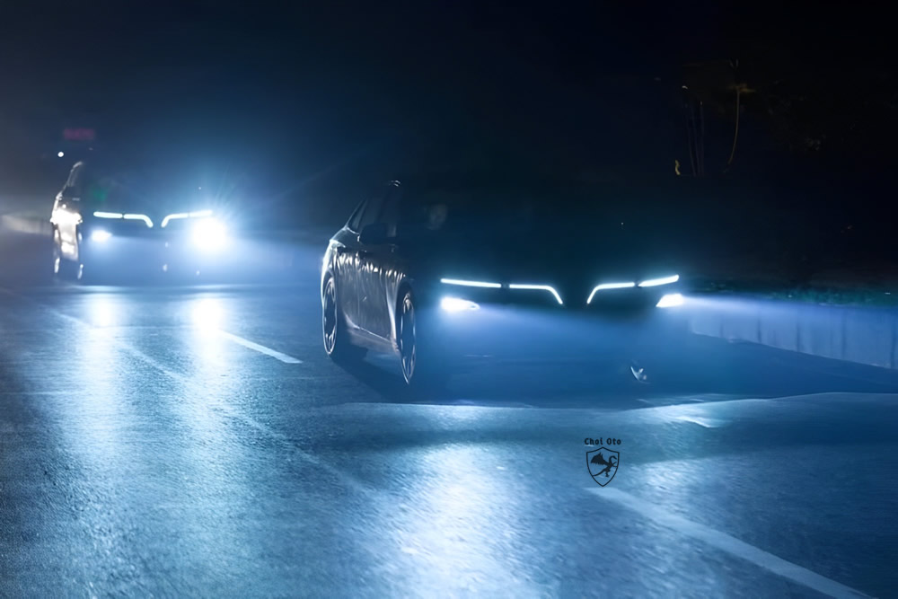 lắp đèn pha led